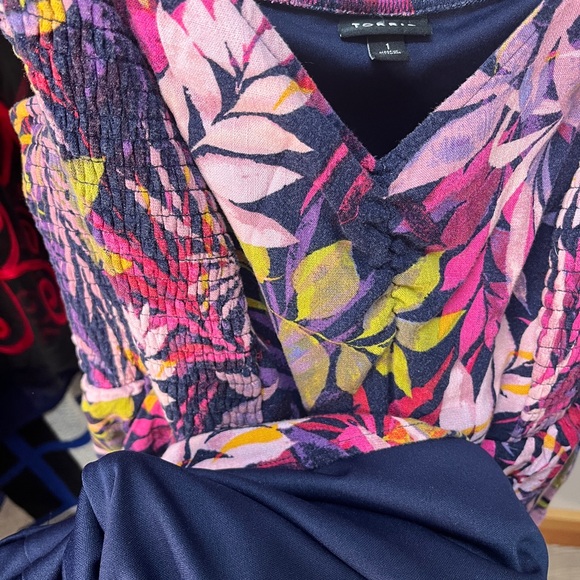 Torrid Multicolor Floral Dress - Picture 4 of 9
